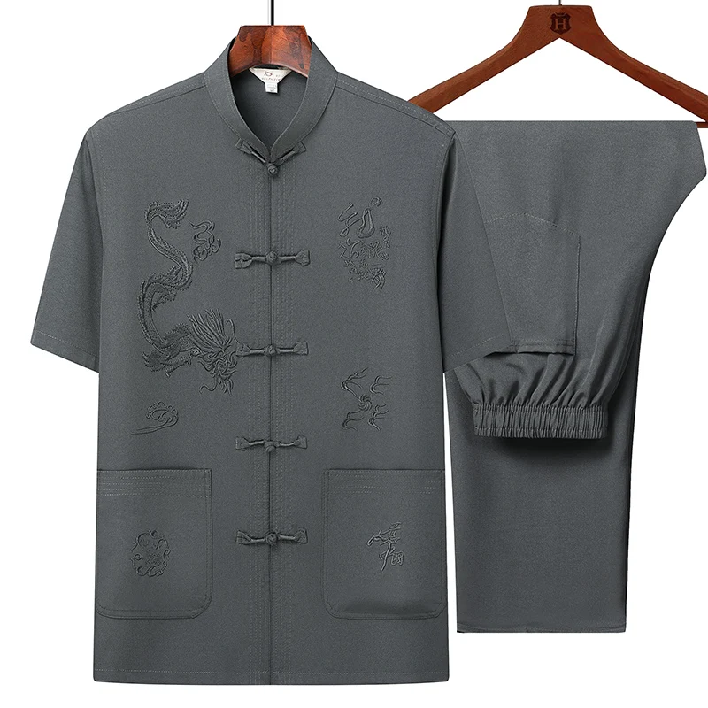 Shirts + Pants 2026 summer new style Sportswear Men's Casual Sets Male Fashion Chinese style men short sleeves size M-4XL
Shirts + Pants 2026 summer new style Sportswear Men's Casual Sets Male Fashion Chinese style men short sleeves size M-4XL