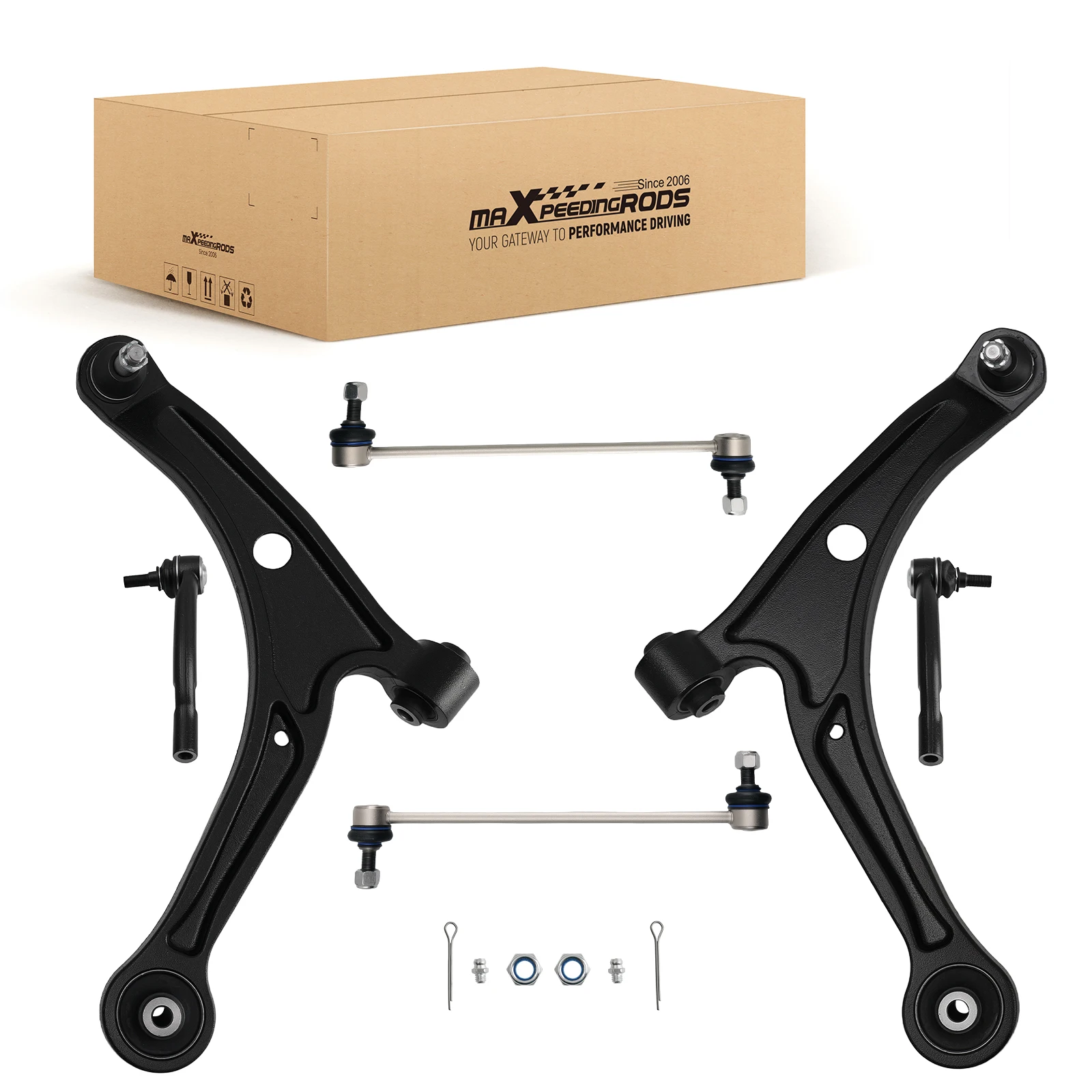 Front Lower Control Arms Sway Bar Tie Rods for Honda Pilot 2006 2007 2008 3.5L
Front Lower Control Arms Sway Bar Tie Rods for Honda Pilot 2006 2007 2008 3.5L