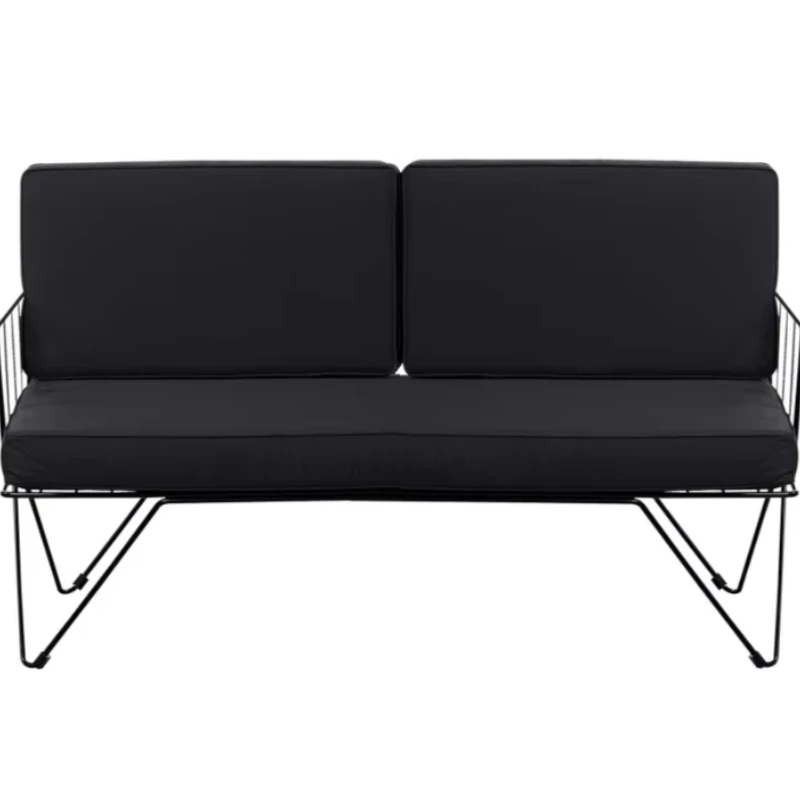 Thickened Cushion Black Metal Wire Modern Outdoor Rental Sofa Chair Leisure Bench
Thickened Cushion Black Metal Wire Modern Outdoor Rental Sofa Chair Leisure Bench