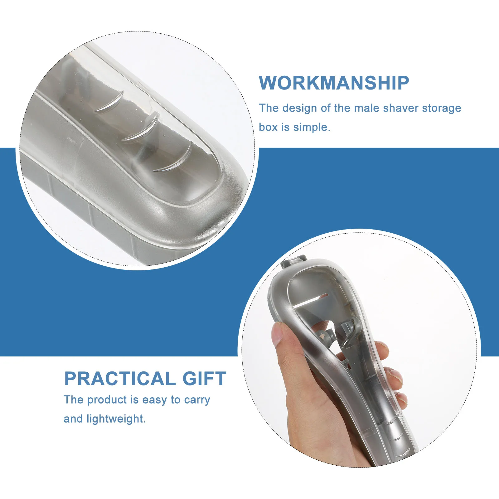 Razor Protection Box Travel Shaver Holder Safety Case Fine Touch Cases for Cover PC Storage 
Razor Protection Box Travel Shaver Holder Safety Case Fine Touch Cases for Cover PC Storage