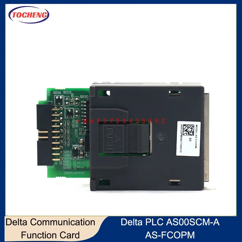 Новый программируемый контроллер Delta PLC AS-FCOPM AS00SCM-карта с функцией связи
Новый программируемый контроллер Delta PLC AS-FCOPM AS00SCM-карта с функцией связи