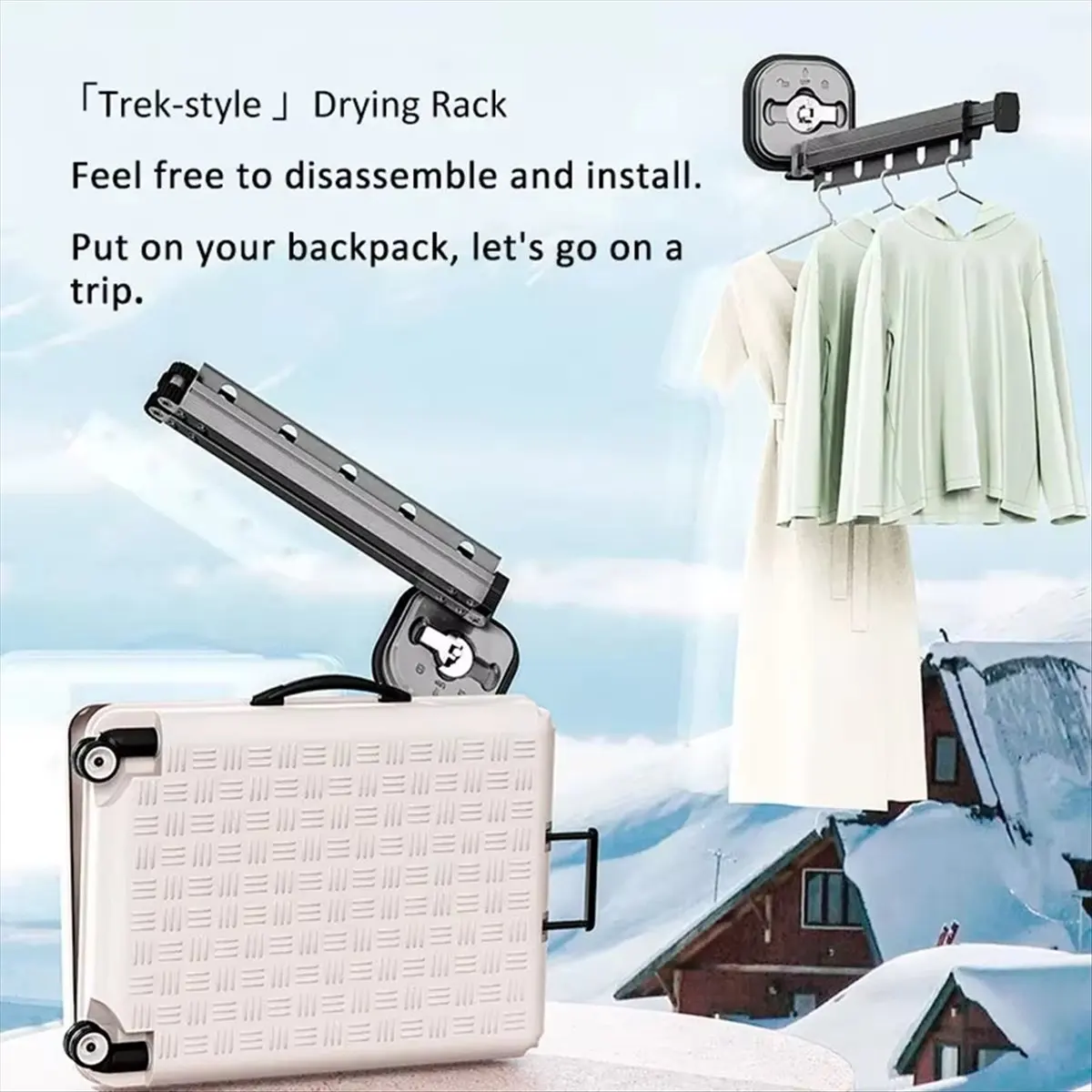 AA14 Retractable Clothes Drying Rack,Space-Saver, Drying Racks for Laundry Room,Wall Mounted Clothes Hanger Rack
AA14 Retractable Clothes Drying Rack,Space-Saver, Drying Racks for Laundry Room,Wall Mounted Clothes Hanger Rack