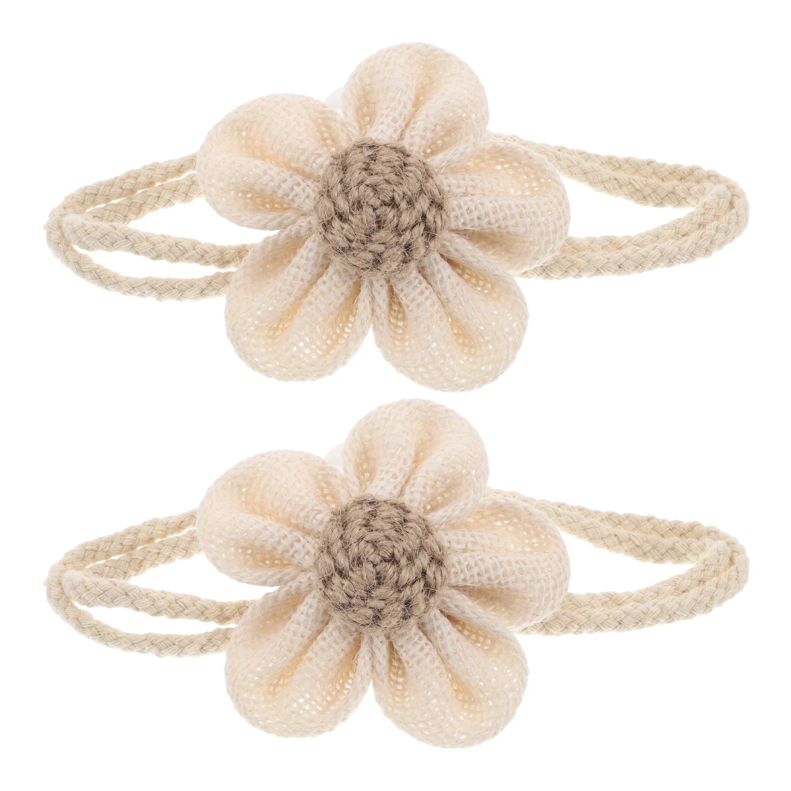 2Pcs Floral Curtain Tiebacks Creative Boho Flower Adjustable Jute Rope Tie Backs Sheer Drapes Window Holdbacks
2Pcs Floral Curtain Tiebacks Creative Boho Flower Adjustable Jute Rope Tie Backs Sheer Drapes Window Holdbacks
