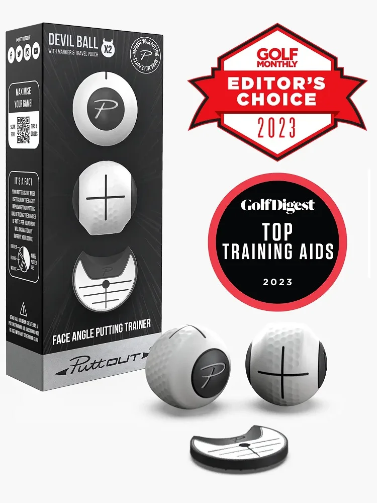 Тренажер для гольфа PuttOUT Devil Ball: мяч для отработки ударов с квадратной поверхностью, идеальный для тренировки свинга, для любителей спорта и фитнеса
Тренажер для гольфа PuttOUT Devil Ball: мяч для отработки ударов с квадратной поверхностью, идеальный для тренировки свинга, для любителей спорта и фитнеса