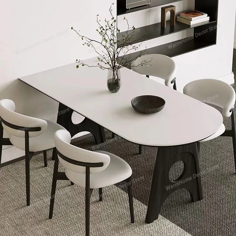Nordic Creative Rock Slab Dining Tables French Solid Wood Retro Dining Room Table Pure White Design Home Furniture Mesas
Nordic Creative Rock Slab Dining Tables French Solid Wood Retro Dining Room Table Pure White Design Home Furniture Mesas