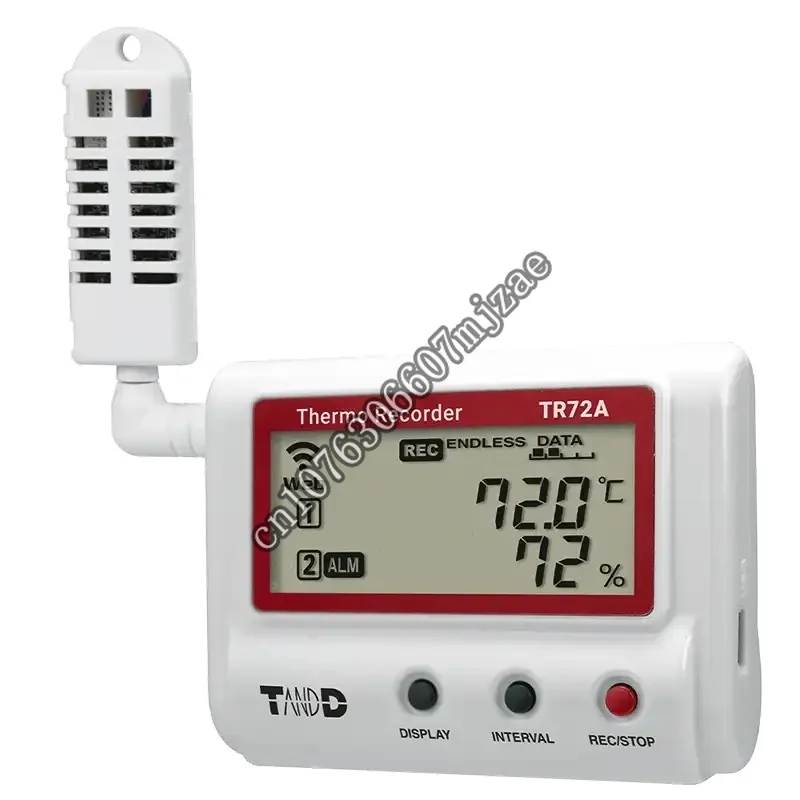 TECPEL TandD TR-72A Temperature humidity Data Logger Wireless LAN, USB, Bluetooth
TECPEL TandD TR-72A Temperature humidity Data Logger Wireless LAN, USB, Bluetooth