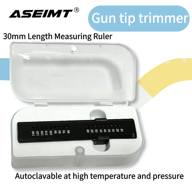 Dental Gutta-Percha Point Trimmer Cutter Measuring Ruler Stainless Steel High Temperature Sterilization Medical Instrument
Dental Gutta-Percha Point Trimmer Cutter Measuring Ruler Stainless Steel High Temperature Sterilization Medical Instrument