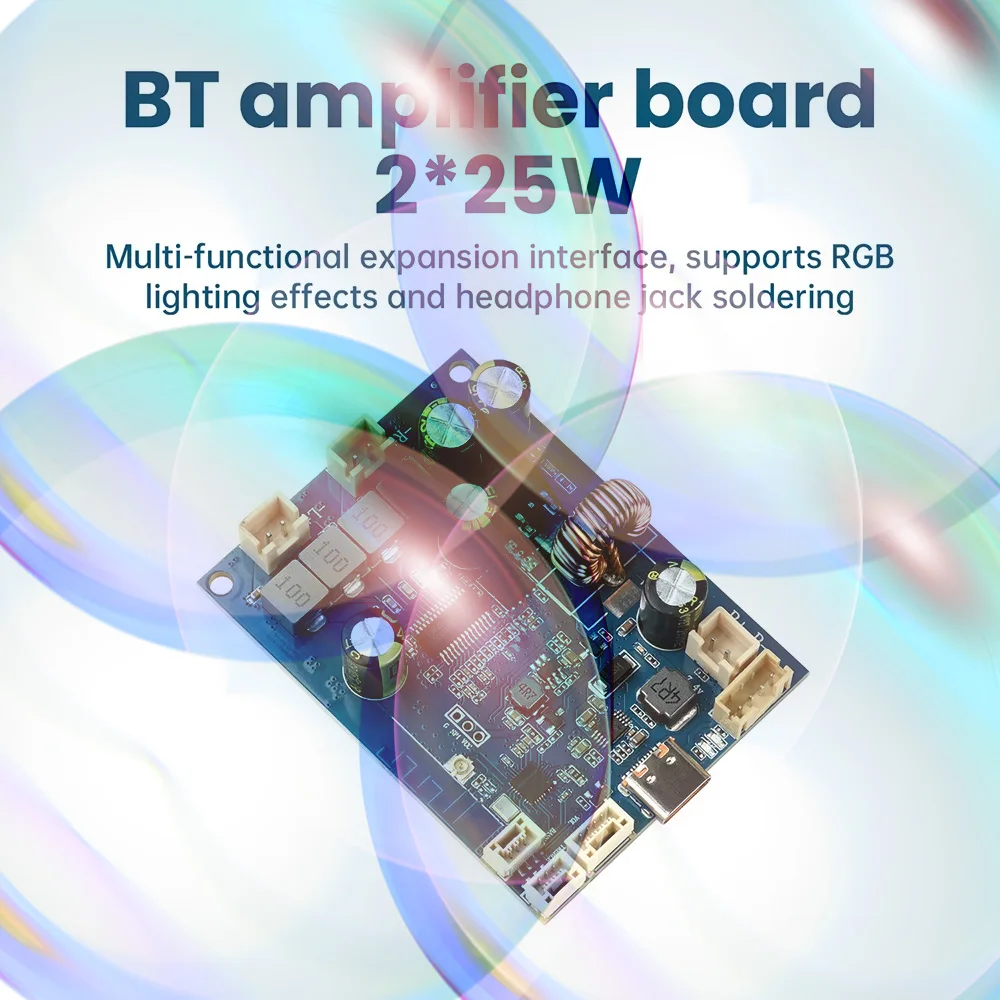 25W+25W 2.0 Channel Digital Stereo Audio Power Amplifier Board 25W*2 Bluetooth Sound Amplifiers AMP Module Adjustable Tuning
25W+25W 2.0 Channel Digital Stereo Audio Power Amplifier Board 25W*2 Bluetooth Sound Amplifiers AMP Module Adjustable Tuning