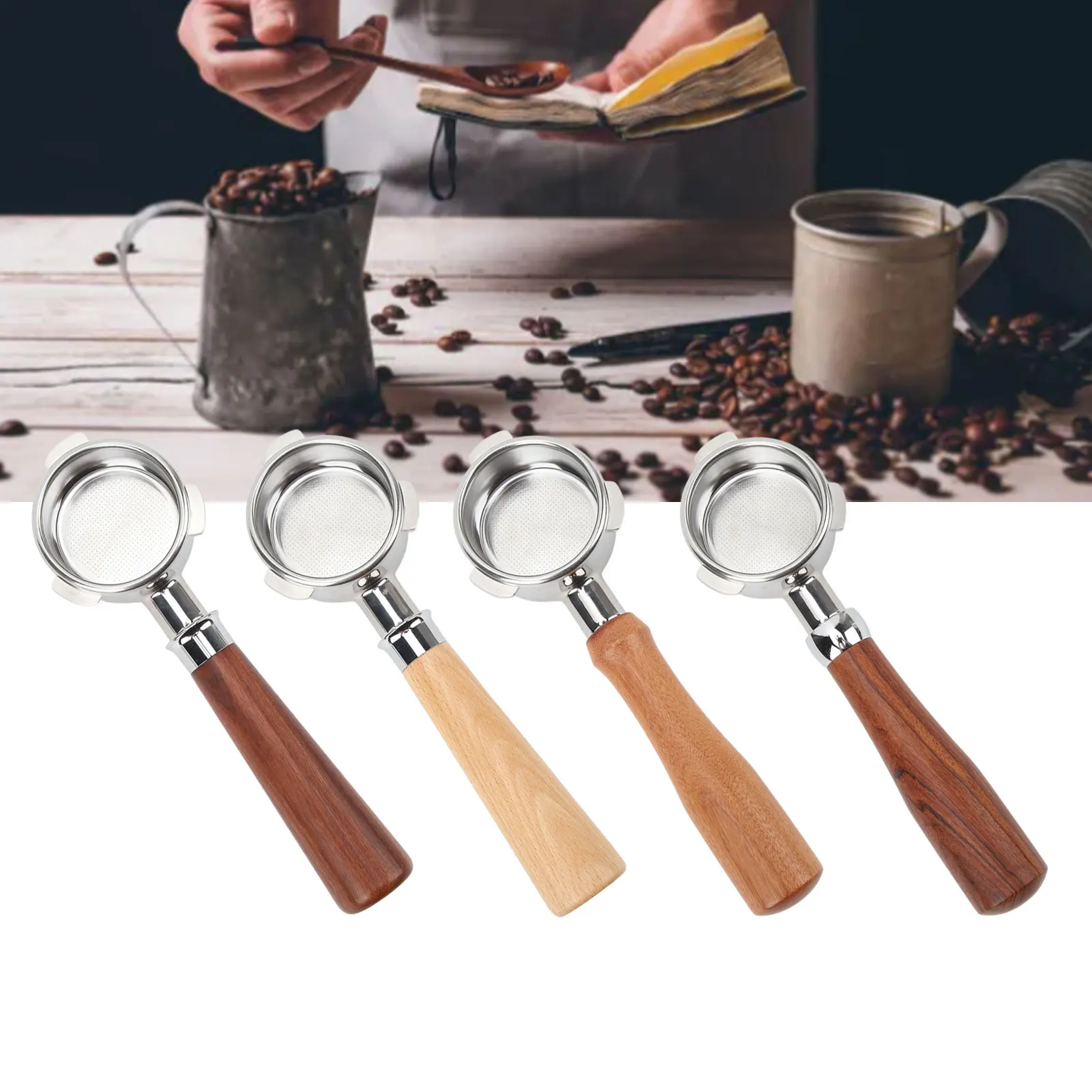 Handheld Portafilter Bottomless Portafilter Stainless Steel Handheld Naked Portafilter for Breville 8 Series Coffee Machine 54mm
Handheld Portafilter Bottomless Portafilter Stainless Steel Handheld Naked Portafilter for Breville 8 Series Coffee Machine 54mm