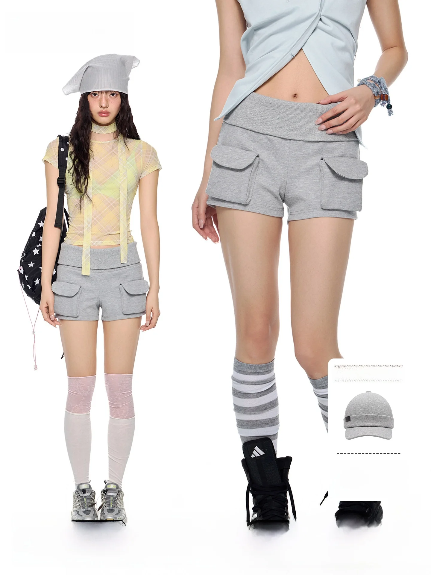 EZEK Low Waist Sporty Shorts Women's Slim Fit Summer New Style Retro Versatile Pocket Casual Pants Elastic Cotton Blend
EZEK Low Waist Sporty Shorts Women's Slim Fit Summer New Style Retro Versatile Pocket Casual Pants Elastic Cotton Blend