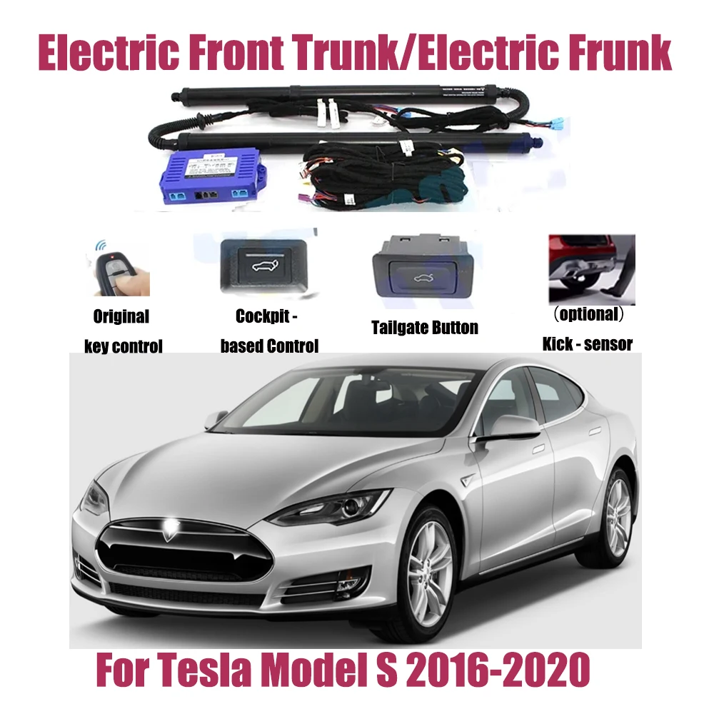 For Tesla Model S 2016-2020 Car Automatic Front kit Opening Trunk Intelligent Electric Front Trunk
For Tesla Model S 2016-2020 Car Automatic Front kit Opening Trunk Intelligent Electric Front Trunk