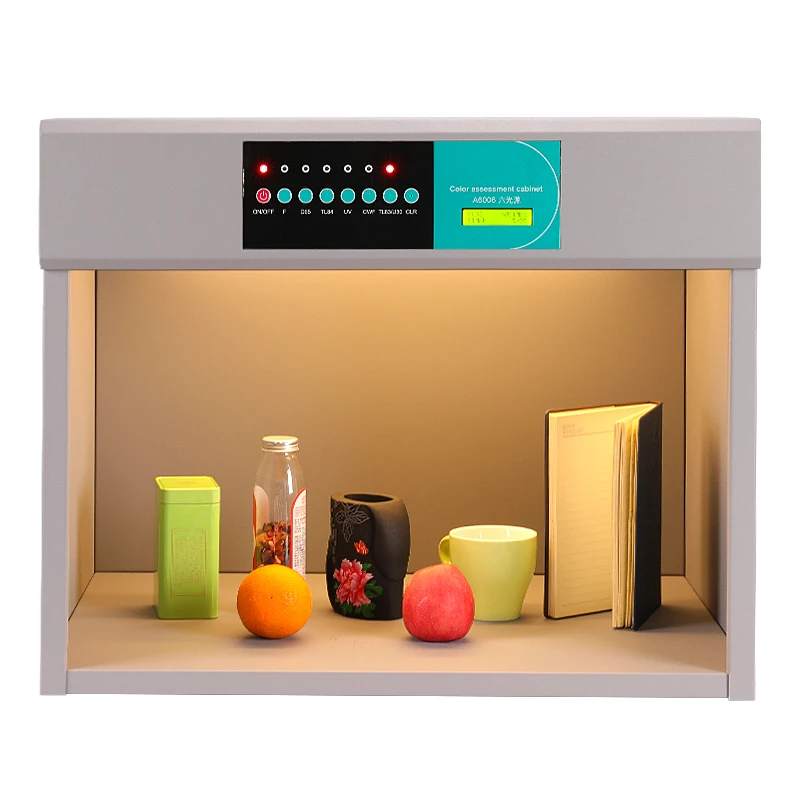 International standard light source 4567 fabric clothing textile metal colorimetric light box D65/U30/TL84
International standard light source 4567 fabric clothing textile metal colorimetric light box D65/U30/TL84