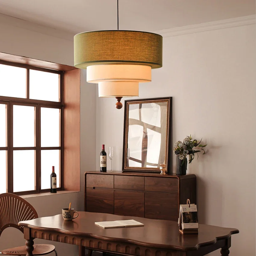 Boho Vintage Sage and Cream Fabric Pendant Lamp with Wooden Detail for Dining Room Living Room Bedroom Nordic Farmhouse Lighting
Boho Vintage Sage and Cream Fabric Pendant Lamp with Wooden Detail for Dining Room Living Room Bedroom Nordic Farmhouse Lighting