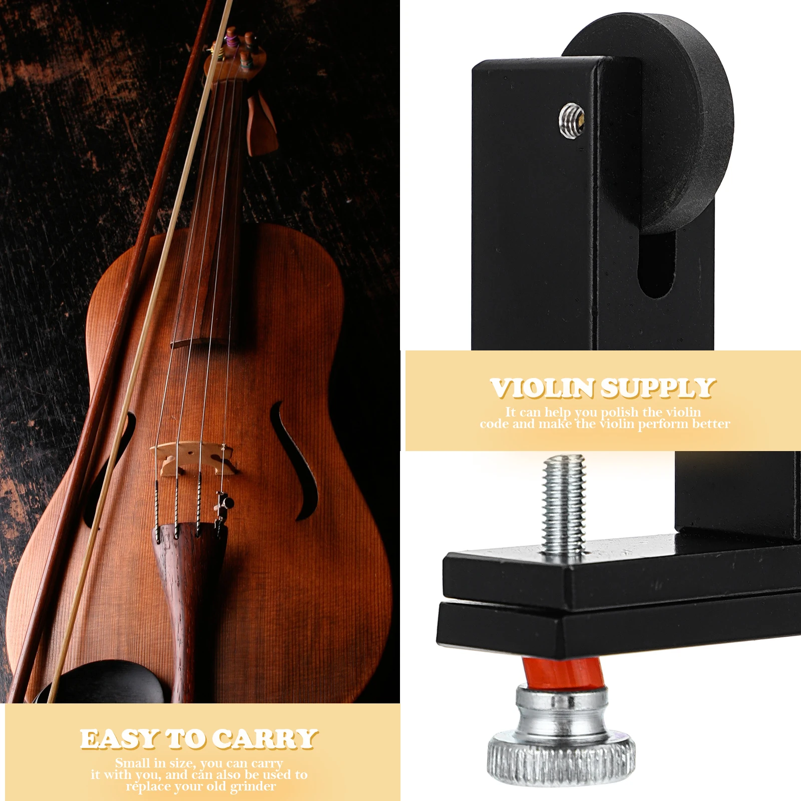 Violin Grinder Supply Metal Repair Kit Grinding Tool Luthier Tools Gadget for Accessories
Violin Grinder Supply Metal Repair Kit Grinding Tool Luthier Tools Gadget for Accessories