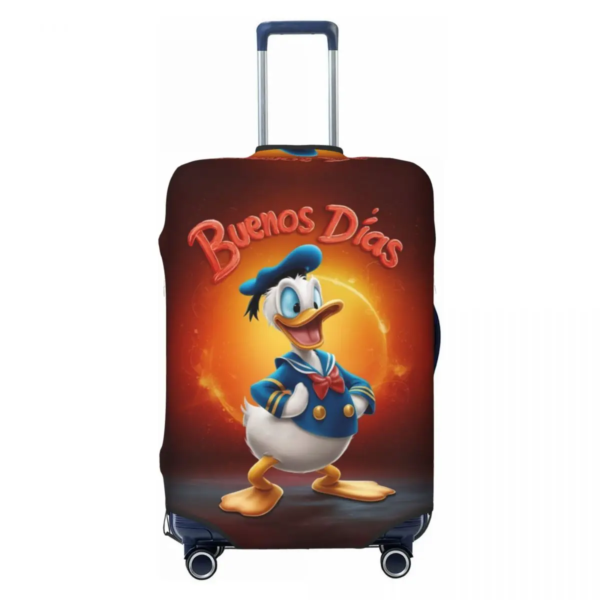 Чехол для багажа Donald Duck, эластичные защитные чехлы для дорожного чемодана, подходят для 18-32 дюймов
Чехол для багажа Donald Duck, эластичные защитные чехлы для дорожного чемодана, подходят для 18-32 дюймов