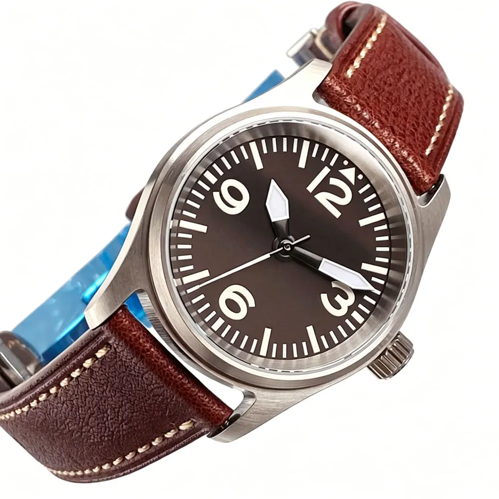 Tandorio 36mm Pilot Style Stainless Steel Men's Watch For Miyota 8215/Asia 2824 Sapphire Glass 20ATM Black Mechanical Watch
Tandorio 36mm Pilot Style Stainless Steel Men's Watch For Miyota 8215/Asia 2824 Sapphire Glass 20ATM Black Mechanical Watch
