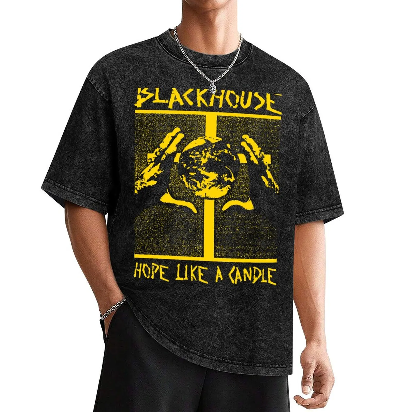 Blackhouse - Hope Like A Candle T-Shirt graphic tee shirt blue lock man t shirt cute tops Men's t shirts
Blackhouse - Hope Like A Candle T-Shirt graphic tee shirt blue lock man t shirt cute tops Men's t shirts