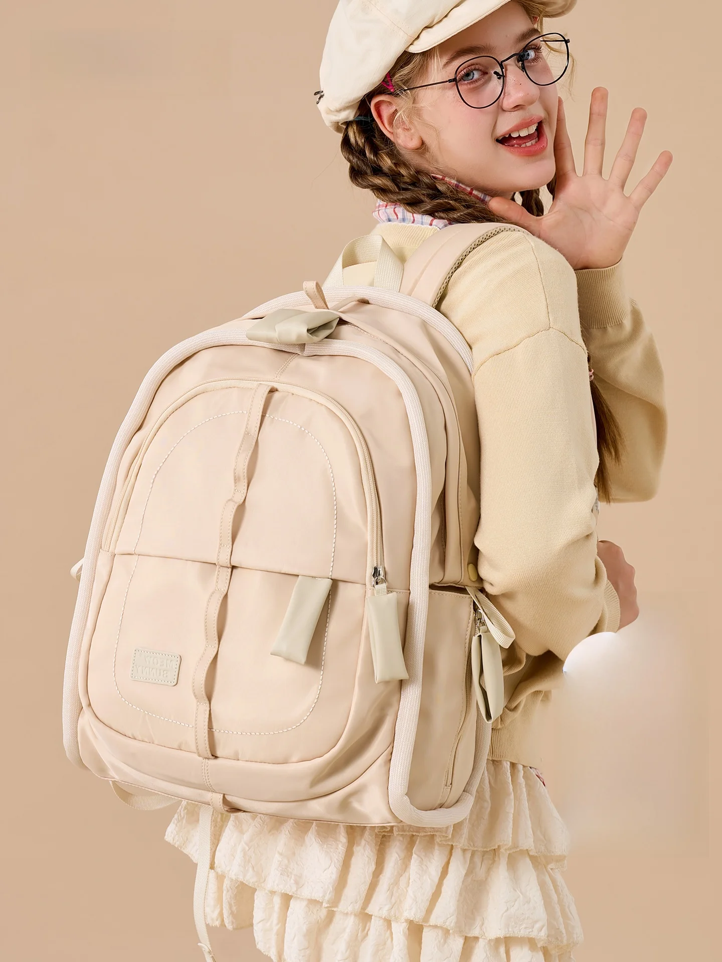 Meowbunny, оригинальная большая емкость, двойное оulder Cuter Teraz dla uczniów младших и старших классов, повседневный простой Sle
Meowbunny, оригинальная большая емкость, двойное оulder Cuter Teraz dla uczniów младших и старших классов, повседневный простой Sle