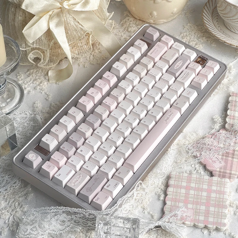 Xiaoli Roll Pink Brown Theme Keycaps Set PBT Cherry Profile Custom Original Handmade Keycaps for Mechanical Keyboard Accessories
Xiaoli Roll Pink Brown Theme Keycaps Set PBT Cherry Profile Custom Original Handmade Keycaps for Mechanical Keyboard Accessories
