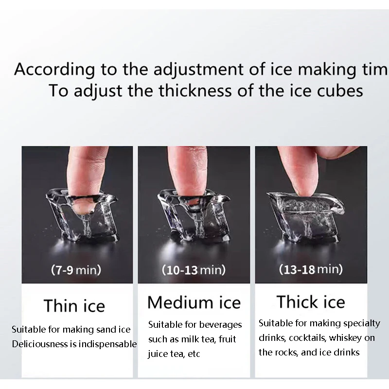 PBOBP Ice Maker Machine Countertop, 66 lbs in 24 Hours, 35 Cubes Ready In 10 Mins, Electric Ice Maker And Compact Potable
PBOBP Ice Maker Machine Countertop, 66 lbs in 24 Hours, 35 Cubes Ready In 10 Mins, Electric Ice Maker And Compact Potable