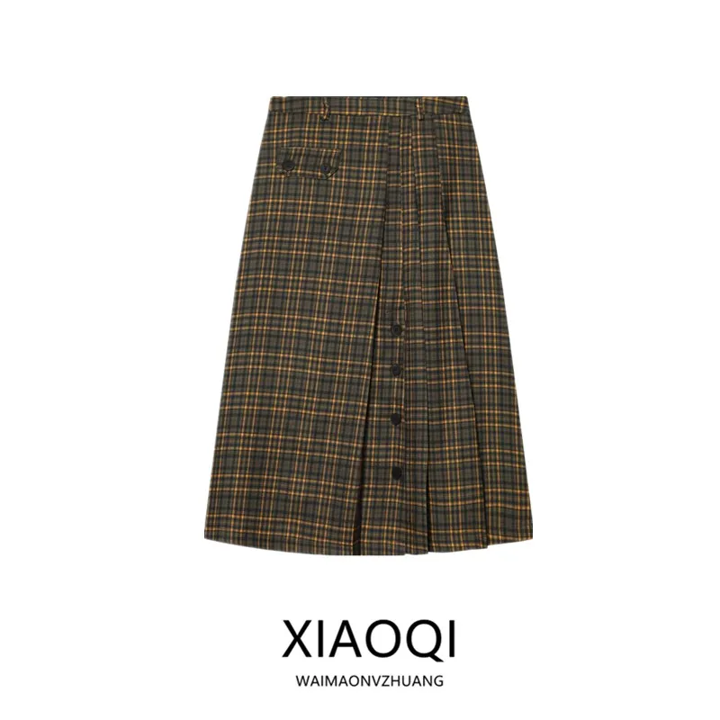 High Waist Midi Skirt Spring New Arrival Women's Fashion Plaid A-Line Dress Skirts 2026 Seasonal Collection
High Waist Midi Skirt Spring New Arrival Women's Fashion Plaid A-Line Dress Skirts 2026 Seasonal Collection