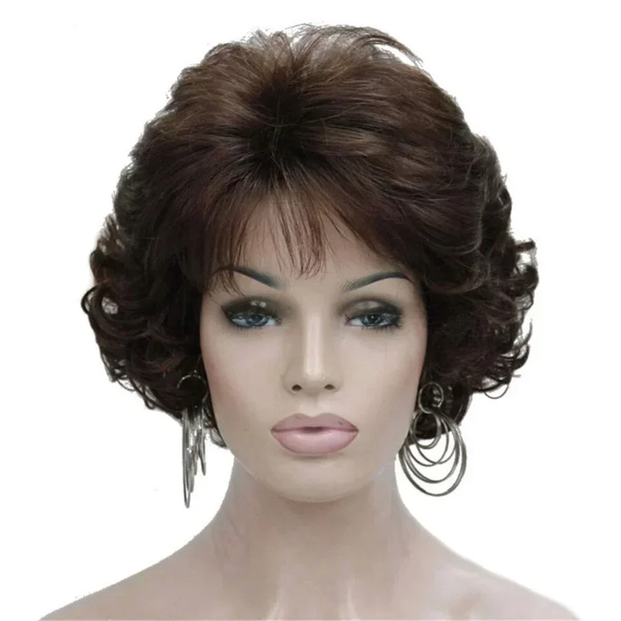 Slivery Grey Short Curly Wavy Wig 100% Imported Premium Synthetic Fashion Brown Hair Wigs for Women
Slivery Grey Short Curly Wavy Wig 100% Imported Premium Synthetic Fashion Brown Hair Wigs for Women