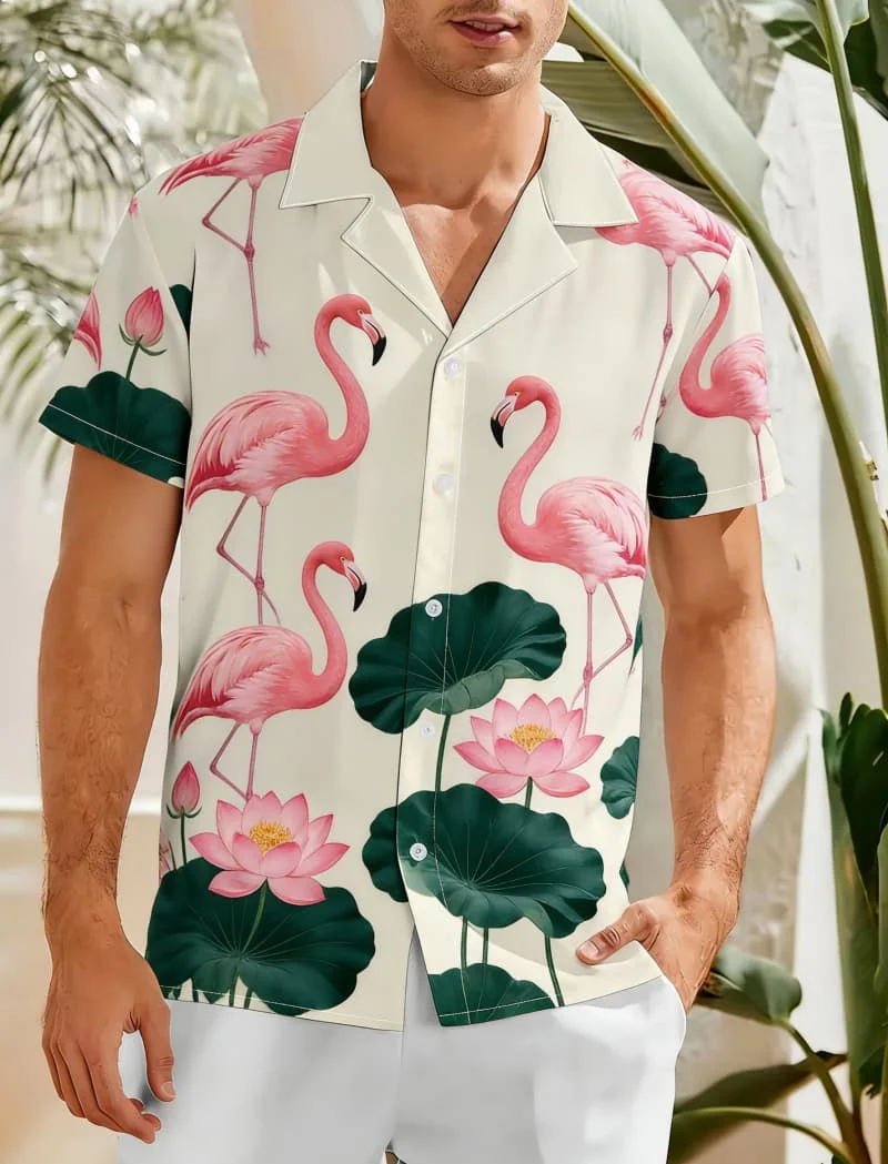 Men's Retro Hawaiian Print Short Sleeve Shirt Summer Casual Fashion For Daily Wear Holiday Beach And Street Style Outfits
Men's Retro Hawaiian Print Short Sleeve Shirt Summer Casual Fashion For Daily Wear Holiday Beach And Street Style Outfits