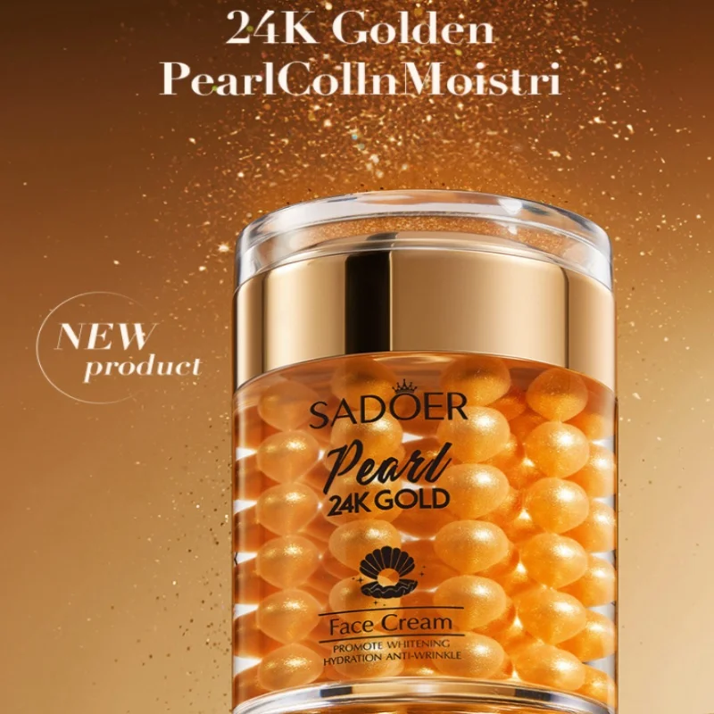 SADOER 24K Golden Pearl Коллагеновый крем для лица Увлажняющий осветляющий увлажняющий укрепляющий крем для лица Средства по уходу за кожей лица
SADOER 24K Golden Pearl Коллагеновый крем для лица Увлажняющий осветляющий увлажняющий укрепляющий крем для лица Средства по уходу за кожей лица