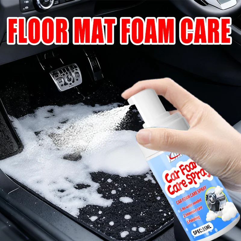 KJM Car Floor Mat Foam Cleaner Spray Multi Purpose Auto Interior Fabric Seat Carpet Stain Remover No Rinse Formula
KJM Car Floor Mat Foam Cleaner Spray Multi Purpose Auto Interior Fabric Seat Carpet Stain Remover No Rinse Formula