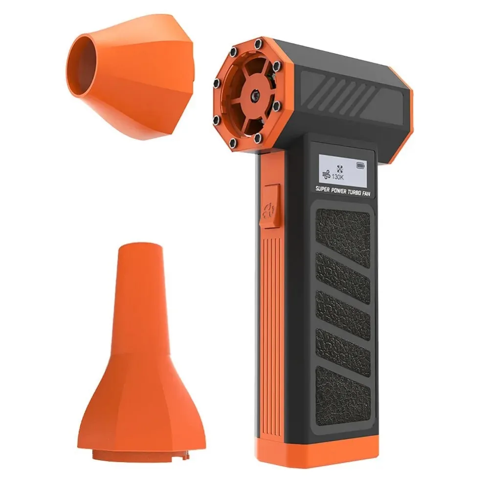 130000RPM Mini Violent Turbo Fan Four Wind Speeds Rechargeable Vacuum Cleaner Quiet Brushless Motor Handheld High Speed Fan
130000RPM Mini Violent Turbo Fan Four Wind Speeds Rechargeable Vacuum Cleaner Quiet Brushless Motor Handheld High Speed Fan