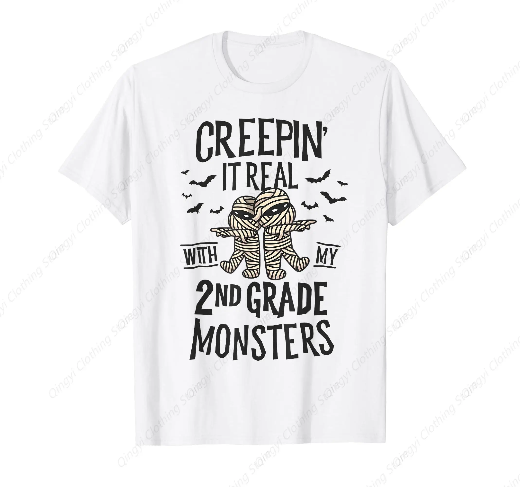 It Real With My 2nd Grade Monsters Halloween Teacher T-Shirt
It Real With My 2nd Grade Monsters Halloween Teacher T-Shirt