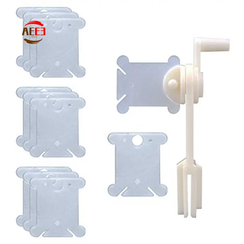 AEE3-500 шт., пластиковые шпульки для вышивания нити с устройством для намотки нити для рукоделия, шпульки для нити «сделай сам», устройство для намотки шпульки
AEE3-500 шт., пластиковые шпульки для вышивания нити с устройством для намотки нити для рукоделия, шпульки для нити «сделай сам», устройство для намотки шпульки