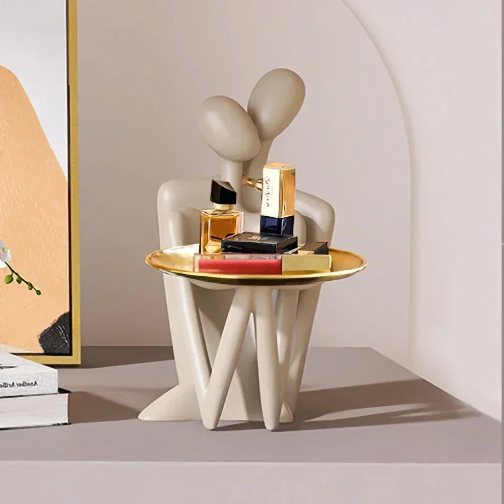 Abstract Figure Sculpture,Table Decoration,Decorative Resin Lovers Statue,With Metal Trays For Storage,Figurines Home Room Decor
Abstract Figure Sculpture,Table Decoration,Decorative Resin Lovers Statue,With Metal Trays For Storage,Figurines Home Room Decor