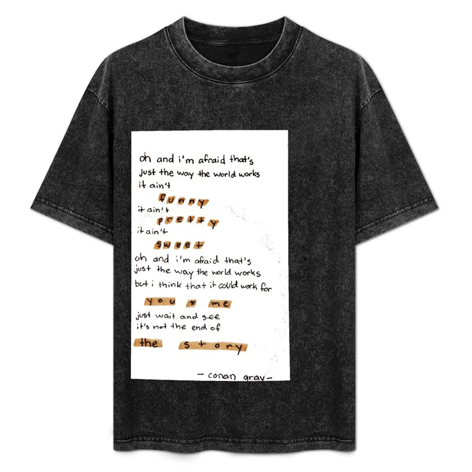the story by conan gray T-Shirt Outdoor Sports Short Sleeve Top
the story by conan gray T-Shirt Outdoor Sports Short Sleeve Top
