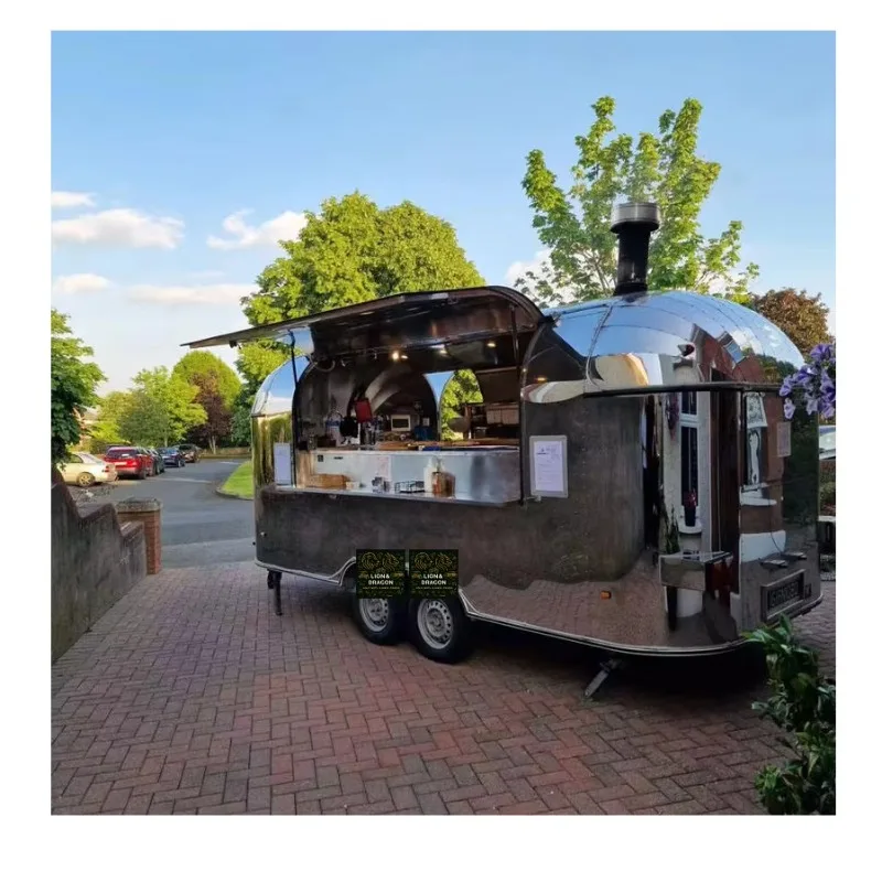 Food Truck Trailer Mobile Restaurant Bubble Tea Coffee Bar Ice Cream Pizza Taco Burger Food Trailers Fully Equipped Customized
Food Truck Trailer Mobile Restaurant Bubble Tea Coffee Bar Ice Cream Pizza Taco Burger Food Trailers Fully Equipped Customized