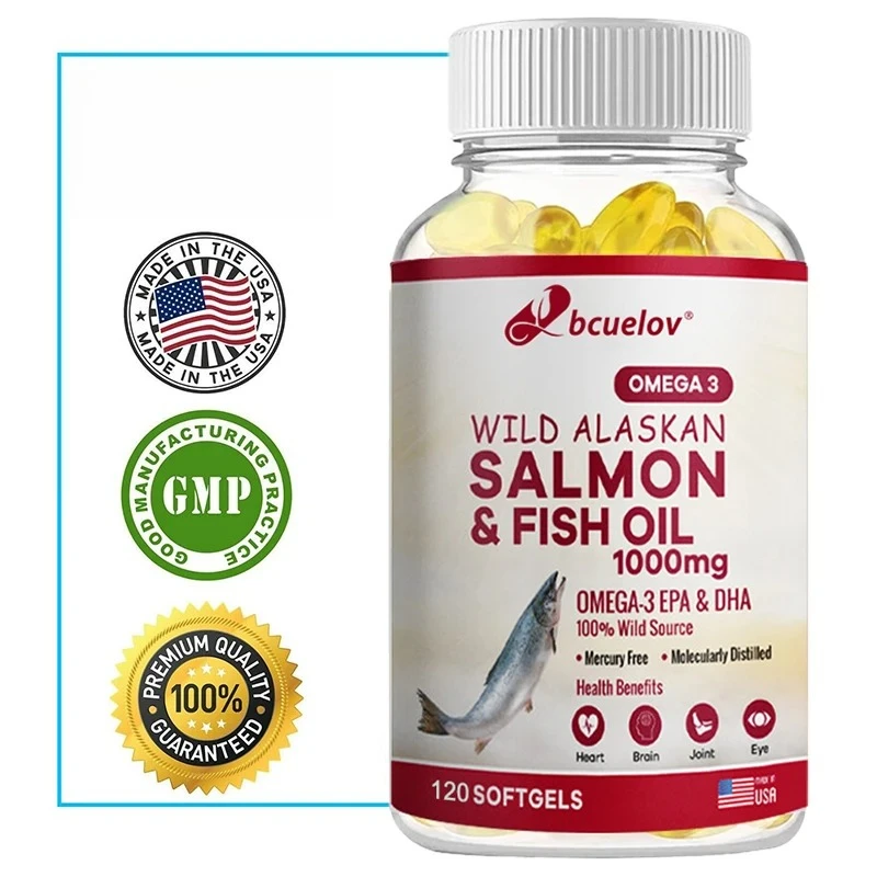 Super Omega-3 EPA/DHA Fish Oil Capsules - Heart, Brain & Joint Health Support - Gluten Free, Non-GMO
Super Omega-3 EPA/DHA Fish Oil Capsules - Heart, Brain & Joint Health Support - Gluten Free, Non-GMO