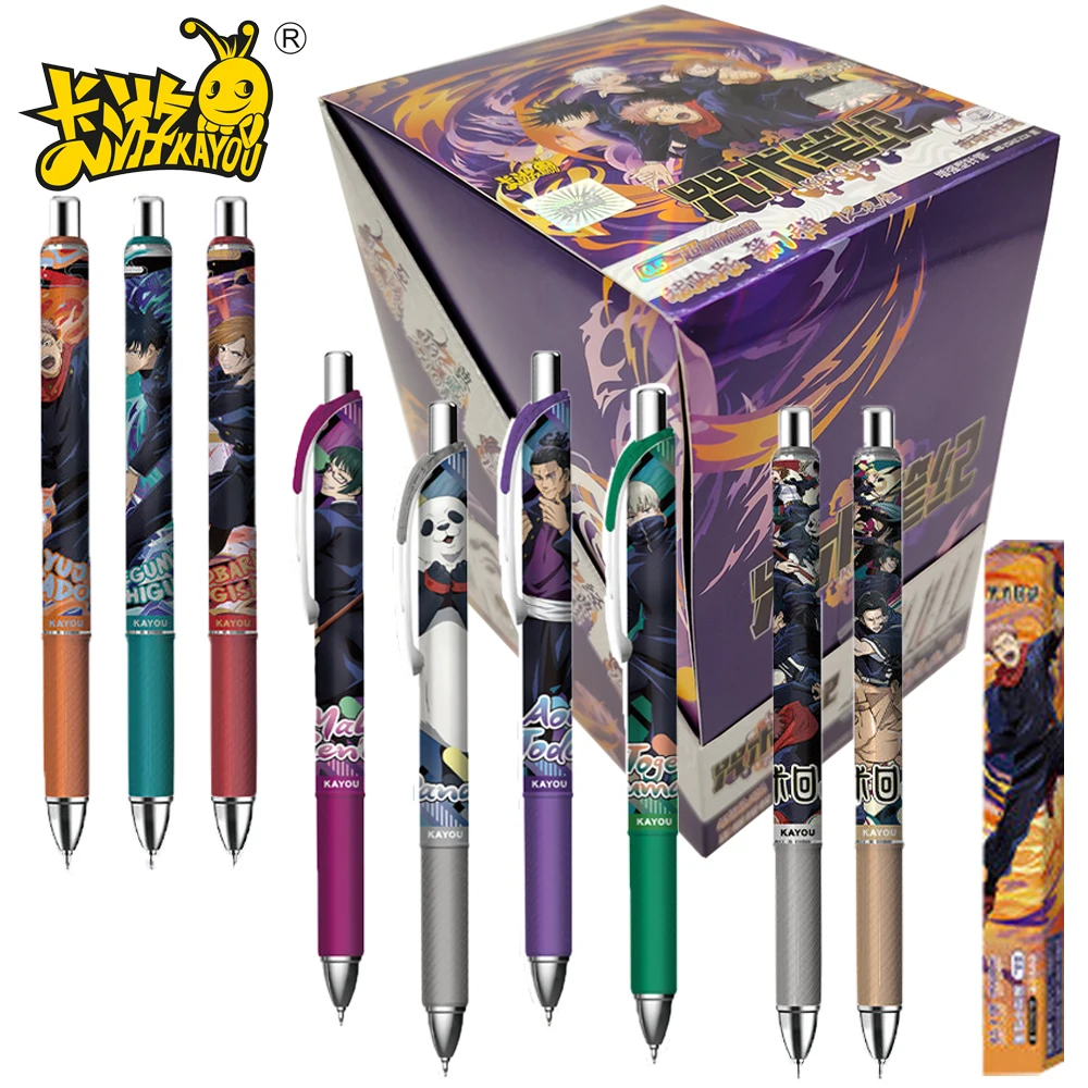 New Original KAYOU Jujutsu Kaisen Stationery Blind Box Gel Pen Gojo Satoru Mysterious Writing Toys Birthday Gifts for Anime Fans
New Original KAYOU Jujutsu Kaisen Stationery Blind Box Gel Pen Gojo Satoru Mysterious Writing Toys Birthday Gifts for Anime Fans