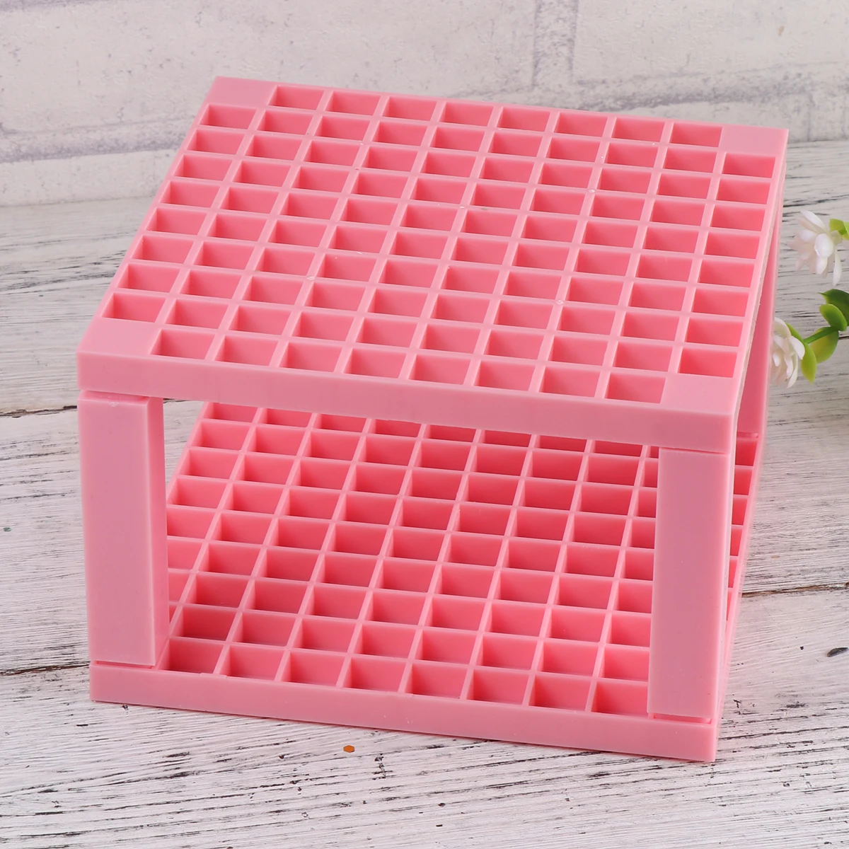 96 Holes Pencil Brush Holder Holder Pen Stand Desk Organizer Plastic Frame Marker Storage Supplies Tool Sorter
96 Holes Pencil Brush Holder Holder Pen Stand Desk Organizer Plastic Frame Marker Storage Supplies Tool Sorter