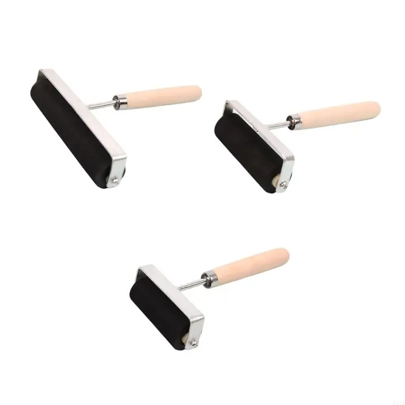 E15A Rubber Brayer Roller Hard Rubber Brayer Rollers Art Craft Roller for Printmaking
E15A Rubber Brayer Roller Hard Rubber Brayer Rollers Art Craft Roller for Printmaking