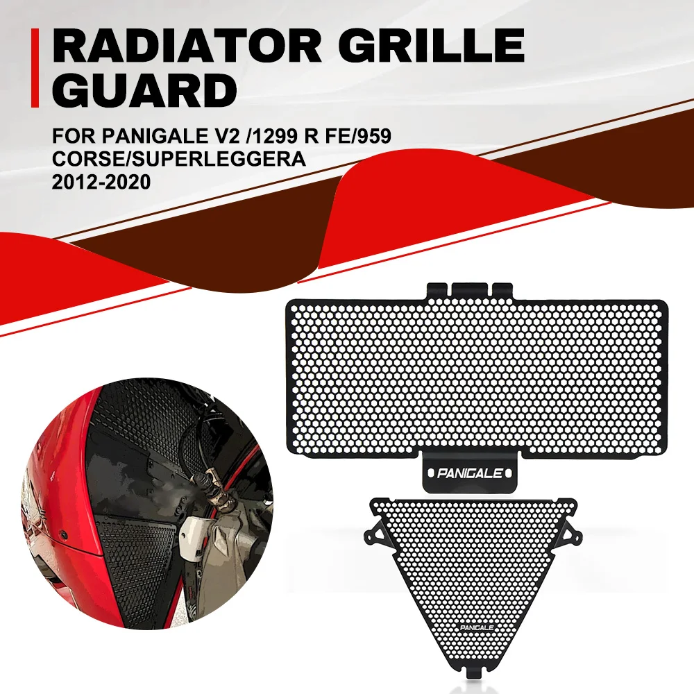 For Ducati Panigale V2 Lower Radiator Guard/1299 R FE/959 Corse/Superleggera 2012-2020 Radiator Guard Covers Oil Cooling Shield
For Ducati Panigale V2 Lower Radiator Guard/1299 R FE/959 Corse/Superleggera 2012-2020 Radiator Guard Covers Oil Cooling Shield