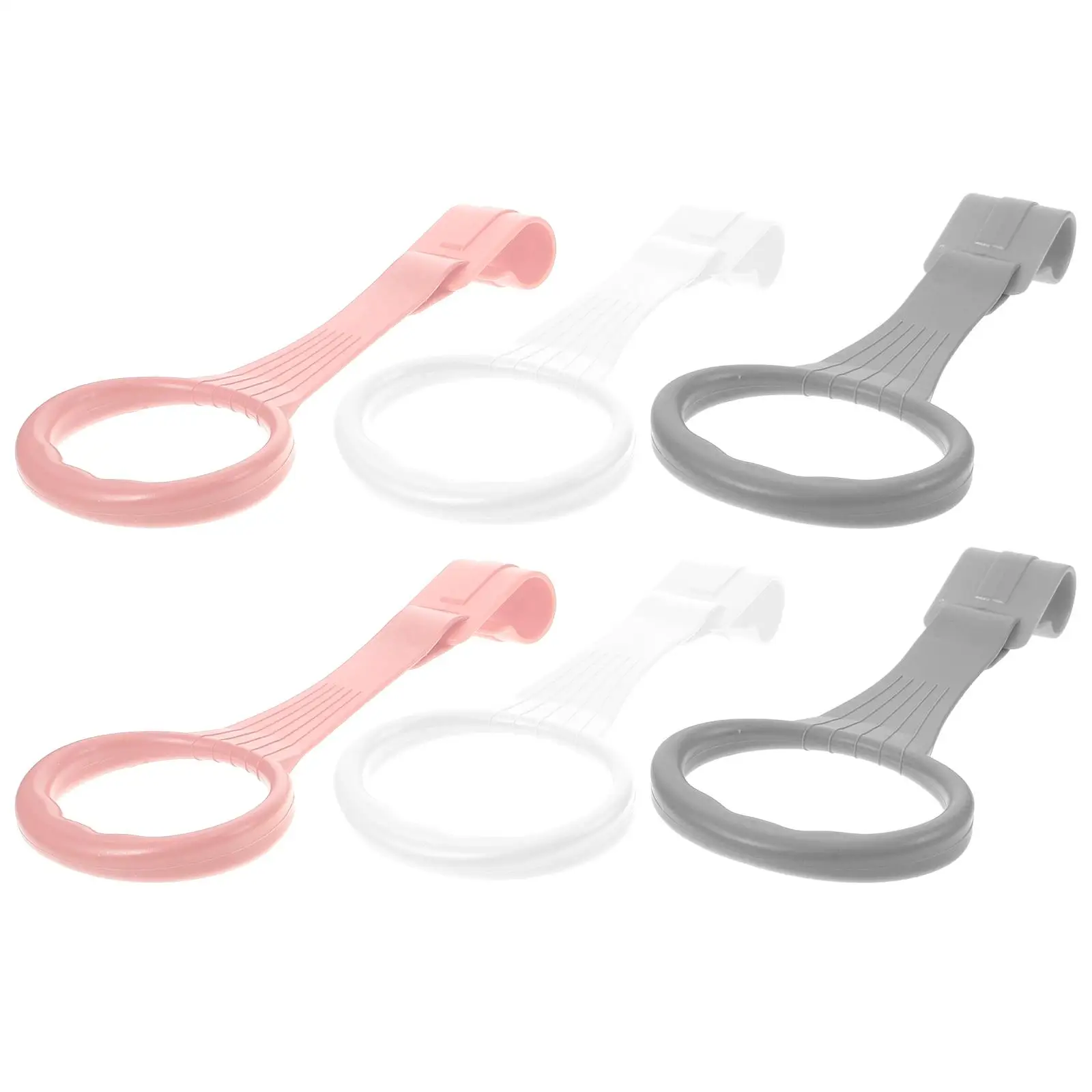 6 Pcs Baby Bed Stand Up Rings Crib Hand Pull Toys Walking Assistant Plastic Toddler Cot Handle Safe Learning Tools Promote Motor
6 Pcs Baby Bed Stand Up Rings Crib Hand Pull Toys Walking Assistant Plastic Toddler Cot Handle Safe Learning Tools Promote Motor