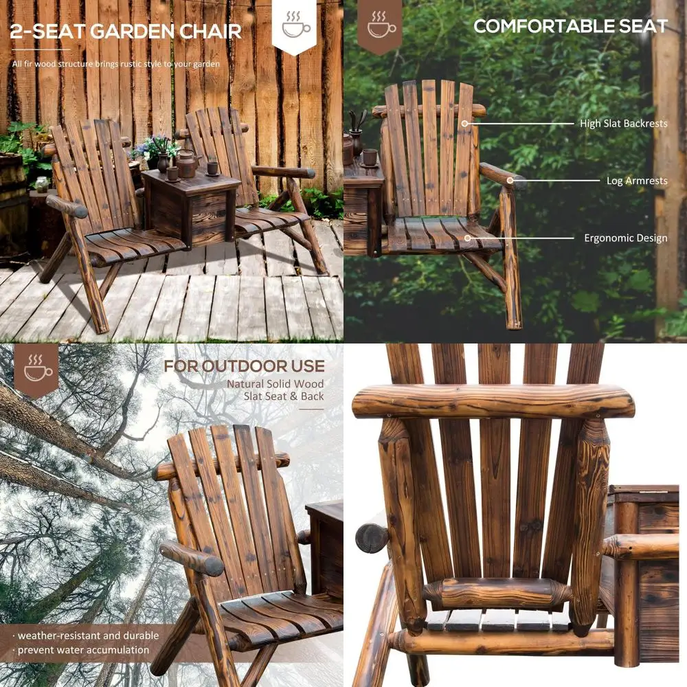 Двойное деревянное кресло Adirondack с ведерком для льда, уличный диван-софа с высокой спинкой, гладкими подлокотниками, цвета рустик-коричневый
Двойное деревянное кресло Adirondack с ведерком для льда, уличный диван-софа с высокой спинкой, гладкими подлокотниками, цвета рустик-коричневый