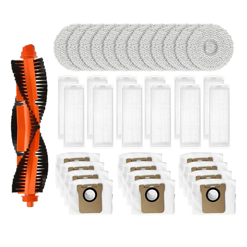 For Xiaomi Mijia M30 Pro / C107 Robot Vacuum Cleaner Main Brush Mop Cloth Heap Filter Dust Bag Accessory
For Xiaomi Mijia M30 Pro / C107 Robot Vacuum Cleaner Main Brush Mop Cloth Heap Filter Dust Bag Accessory