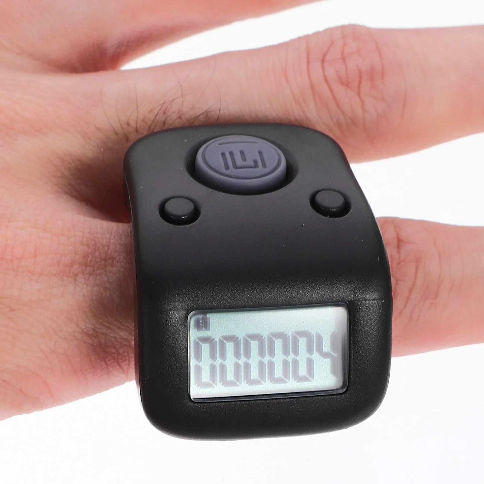 Ring Counter Digital Finger Clicker Black Silicone Manual Tally Electronic Counter for Sports Running Knitting Crocheting
Ring Counter Digital Finger Clicker Black Silicone Manual Tally Electronic Counter for Sports Running Knitting Crocheting