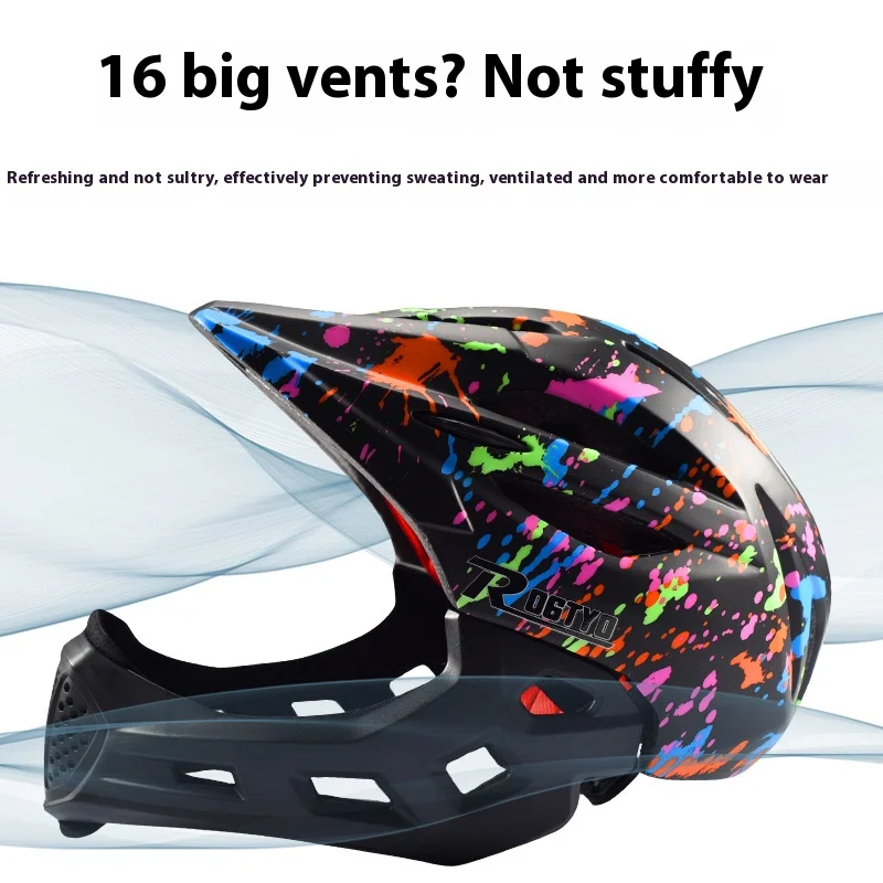 Children Helmet Kids Detachable Full Face Helmet Children Sports Safety Helmet Scooter MTB Bicycle Helmet Outdoor Bike Equipment
Children Helmet Kids Detachable Full Face Helmet Children Sports Safety Helmet Scooter MTB Bicycle Helmet Outdoor Bike Equipment