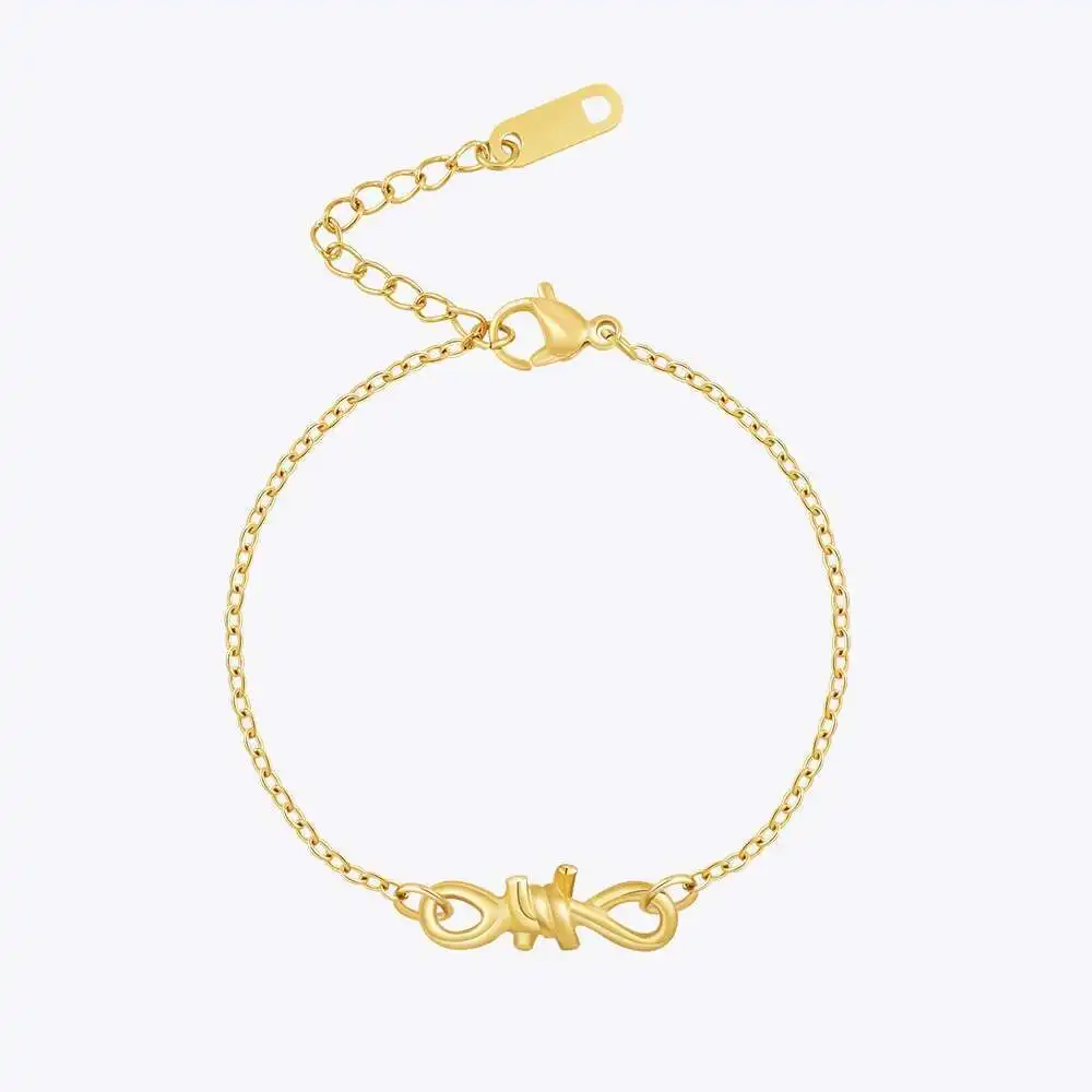 ENFASHION Pulseras MINI Thorns Bracelet For Women's Stainless Steel Fashion 18k Plated Gold Fashion Jewelry Cocktail B242442
ENFASHION Pulseras MINI Thorns Bracelet For Women's Stainless Steel Fashion 18k Plated Gold Fashion Jewelry Cocktail B242442