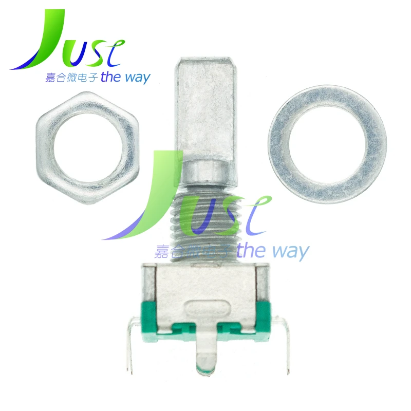20pcs/lot Rotary encoder,code switch/EC11/ audio digital potentiometer,with switch,5Pin, handle length 20mm
20pcs/lot Rotary encoder,code switch/EC11/ audio digital potentiometer,with switch,5Pin, handle length 20mm