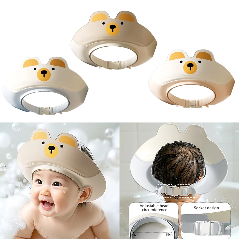 Kids Bath Hat Adjustable Protective Hair Washing Caps for Toddler Cartoon Shower Caps for Eye Ear Safe During Bath Time
Kids Bath Hat Adjustable Protective Hair Washing Caps for Toddler Cartoon Shower Caps for Eye Ear Safe During Bath Time