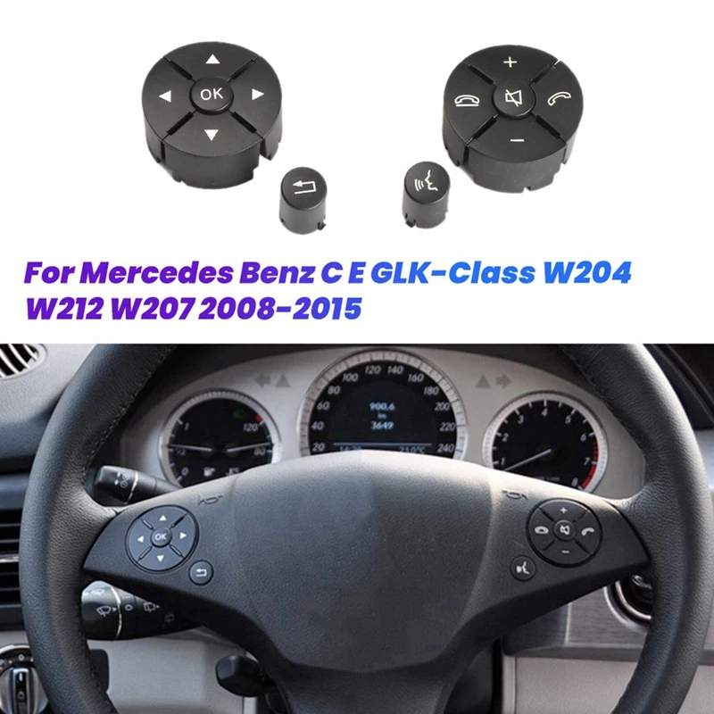 Car Steering Wheel Switch Cover Trim Control Button Caps For Mercedes Benz C-Class W204 W212 A2048210451 A2048210351
Car Steering Wheel Switch Cover Trim Control Button Caps For Mercedes Benz C-Class W204 W212 A2048210451 A2048210351