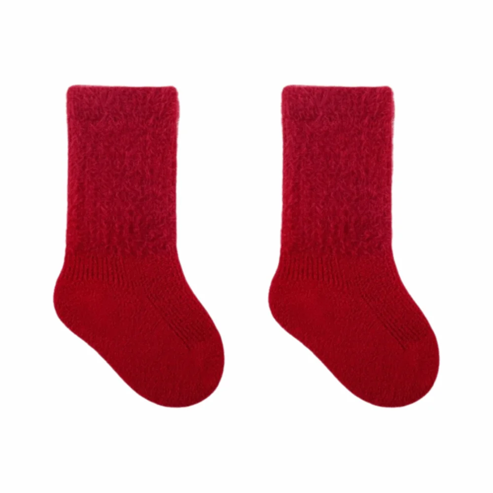 Soft New Year Infant Socks Plush Middle Tube Warm Red Kids Socks Stripe Boneless Construction Thickened Velvet Toddler Socks
Soft New Year Infant Socks Plush Middle Tube Warm Red Kids Socks Stripe Boneless Construction Thickened Velvet Toddler Socks